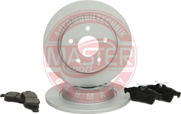 MASTER-SPORT 201101710 - Комплект гальм, дисковий гальмівний механізм autocars.com.ua