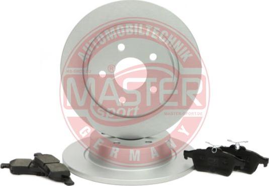 MASTER-SPORT 201101720 - Комплект гальм, дисковий гальмівний механізм autocars.com.ua