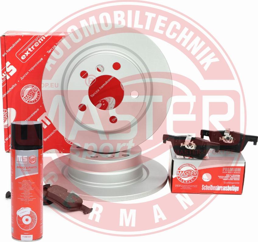 MASTER-SPORT 201101750P - Комплект гальм, дисковий гальмівний механізм autocars.com.ua