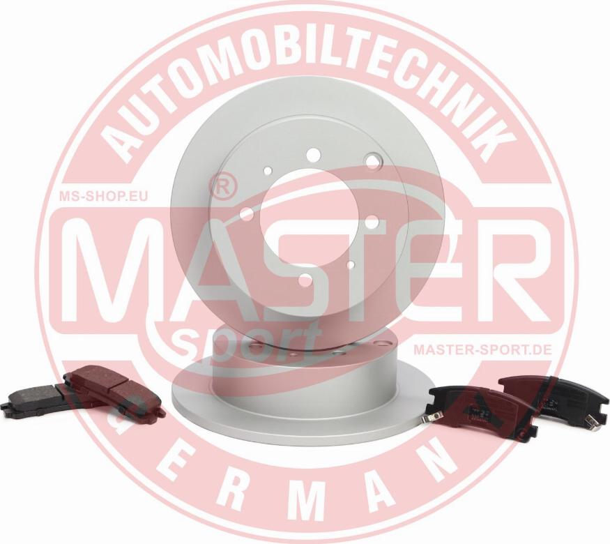 MASTER-SPORT 201102400 - Комплект гальм, дисковий гальмівний механізм autocars.com.ua