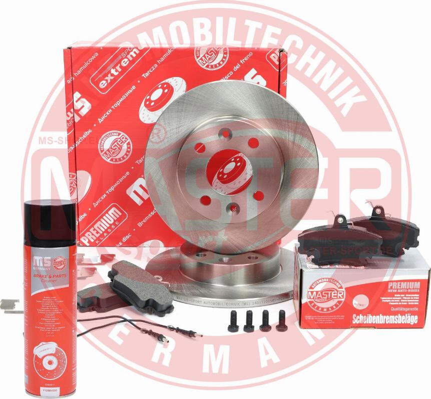 MASTER-SPORT 201201160P - Комплект гальм, дисковий гальмівний механізм autocars.com.ua