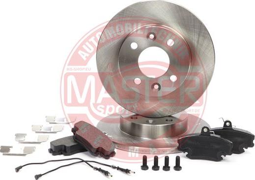 MASTER-SPORT 201201160 - Комплект гальм, дисковий гальмівний механізм autocars.com.ua