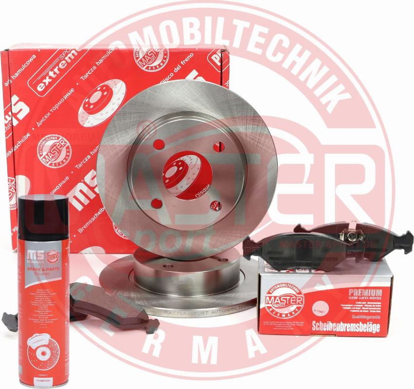 MASTER-SPORT 201201410P - Комплект гальм, дисковий гальмівний механізм autocars.com.ua