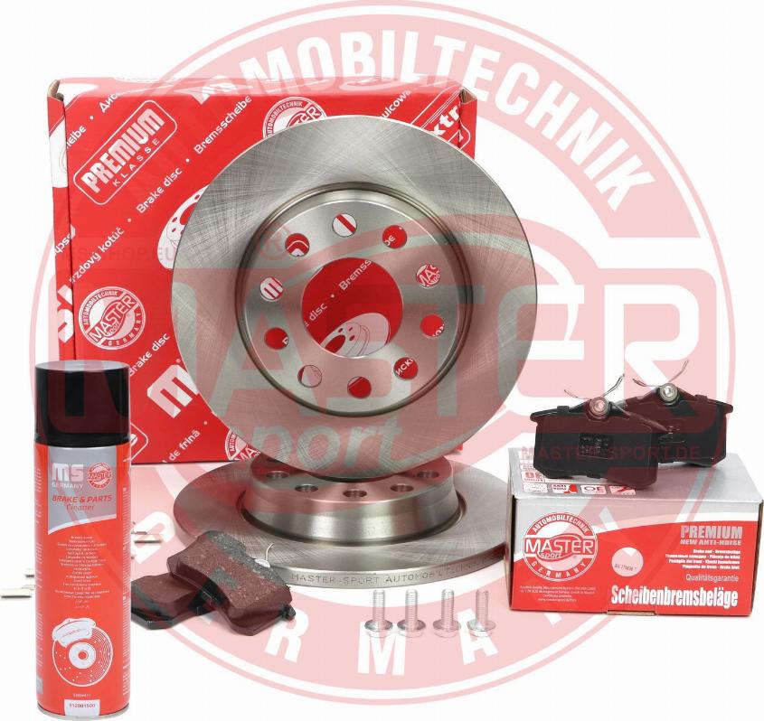 MASTER-SPORT 201201480P - Комплект гальм, дисковий гальмівний механізм autocars.com.ua