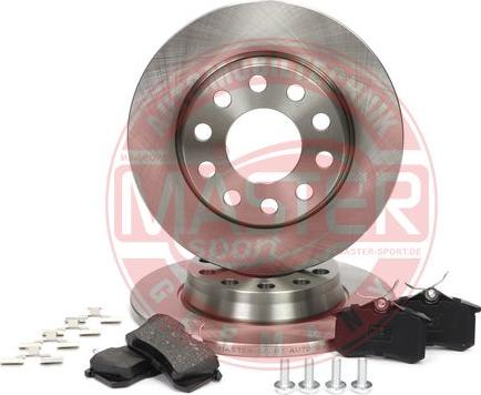 MASTER-SPORT 201201480 - Комплект гальм, дисковий гальмівний механізм autocars.com.ua