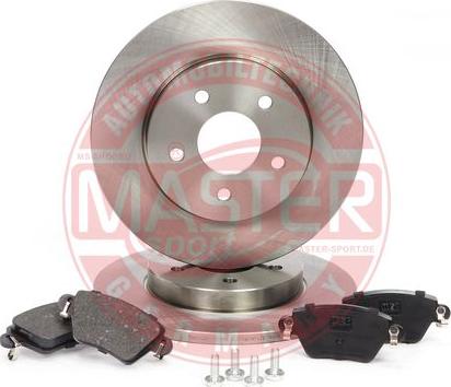 MASTER-SPORT 201201540 - Комплект гальм, дисковий гальмівний механізм autocars.com.ua
