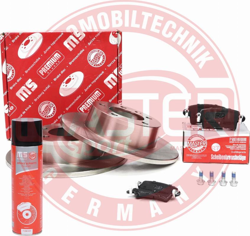 MASTER-SPORT 201201551P - Комплект гальм, дисковий гальмівний механізм autocars.com.ua