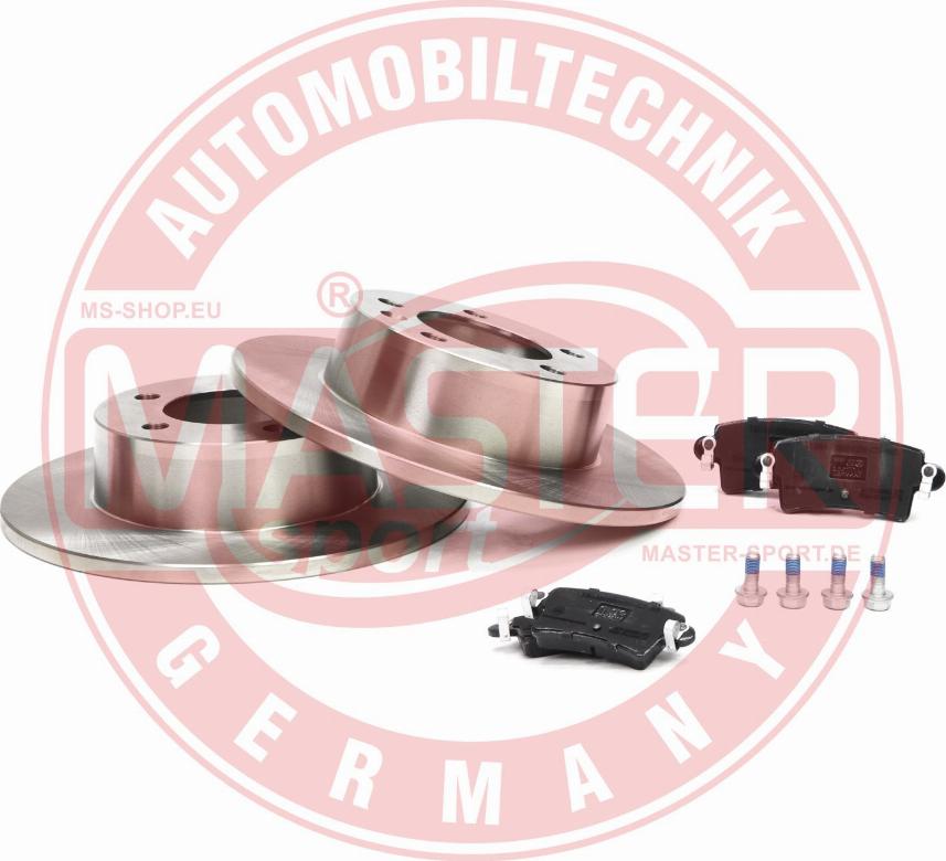 MASTER-SPORT 201201551 - Комплект гальм, дисковий гальмівний механізм autocars.com.ua