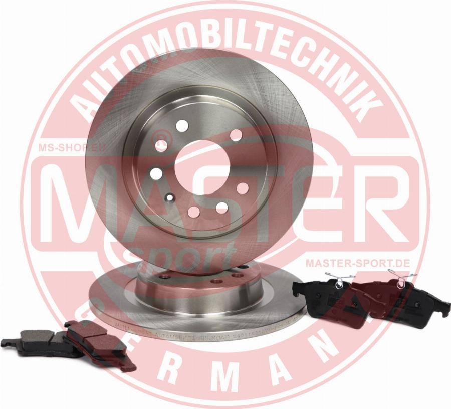 MASTER-SPORT 201201570 - Комплект гальм, дисковий гальмівний механізм autocars.com.ua