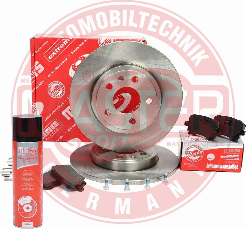 MASTER-SPORT 201201660P - Комплект гальм, дисковий гальмівний механізм autocars.com.ua