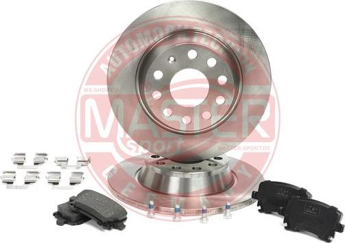 MASTER-SPORT 201201690 - Комплект гальм, дисковий гальмівний механізм autocars.com.ua