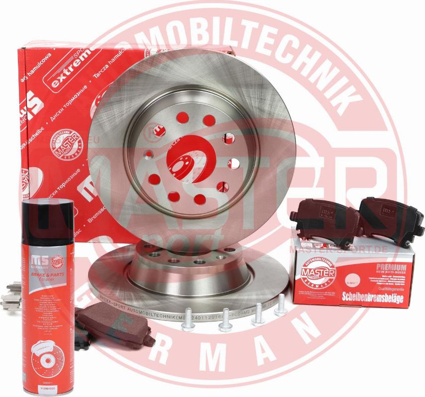 MASTER-SPORT 201201691P - Комплект гальм, дисковий гальмівний механізм autocars.com.ua
