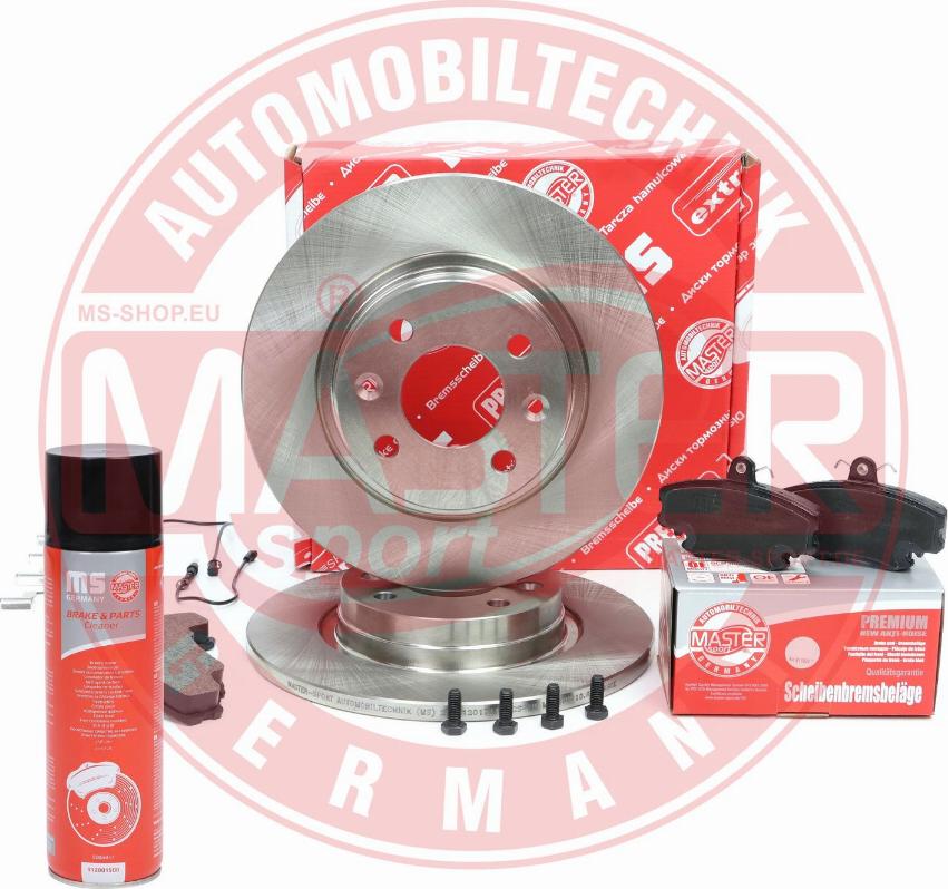 MASTER-SPORT 201201710P - Комплект гальм, дисковий гальмівний механізм autocars.com.ua