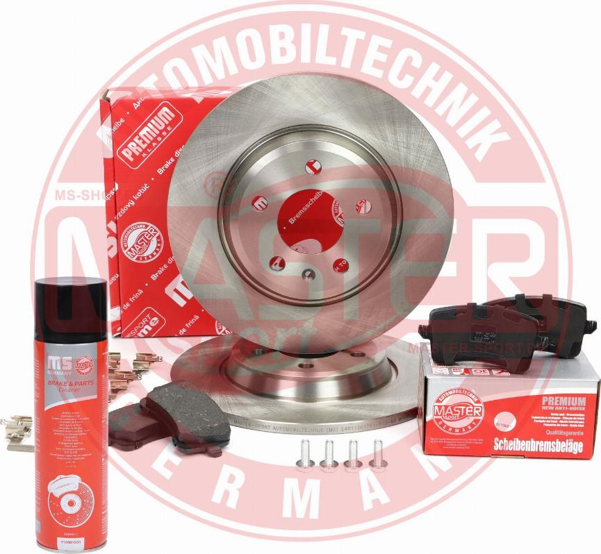 MASTER-SPORT 201201780P - Комплект гальм, дисковий гальмівний механізм autocars.com.ua