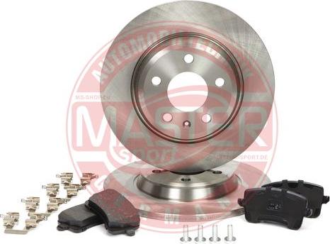 MASTER-SPORT 201201780 - Комплект гальм, дисковий гальмівний механізм autocars.com.ua