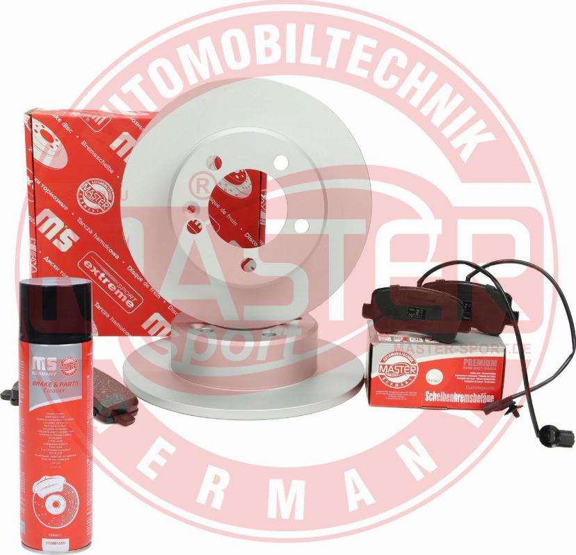 MASTER-SPORT 201201900P - Комплект гальм, дисковий гальмівний механізм autocars.com.ua