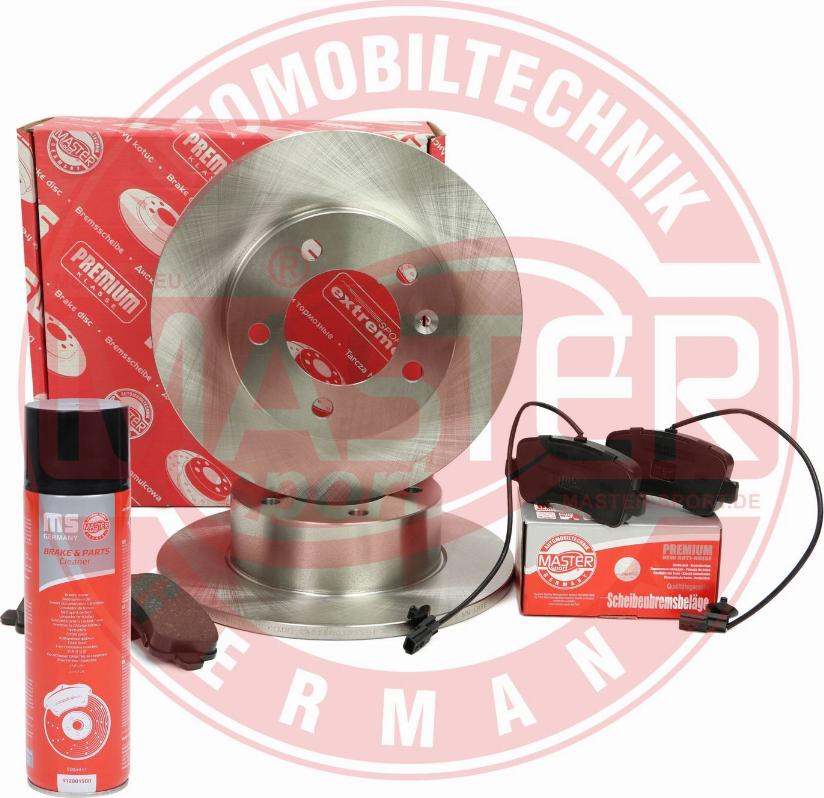MASTER-SPORT 201201910P - Комплект гальм, дисковий гальмівний механізм autocars.com.ua