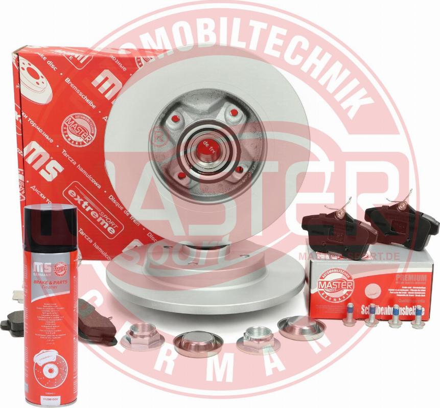 MASTER-SPORT 201201940P - Комплект гальм, дисковий гальмівний механізм autocars.com.ua