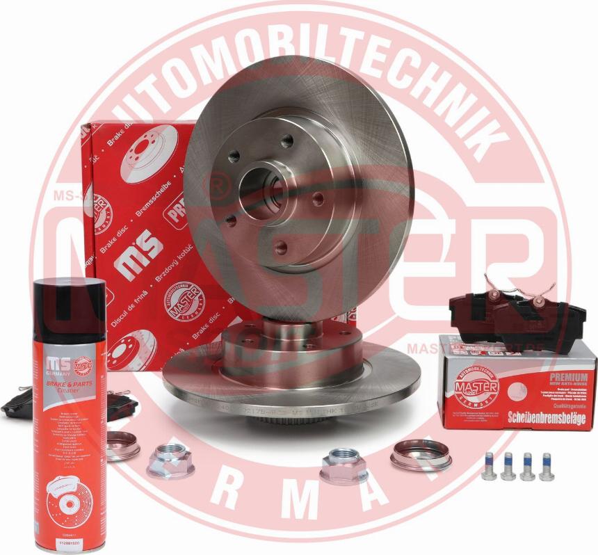 MASTER-SPORT 201202170P - Комплект гальм, дисковий гальмівний механізм autocars.com.ua