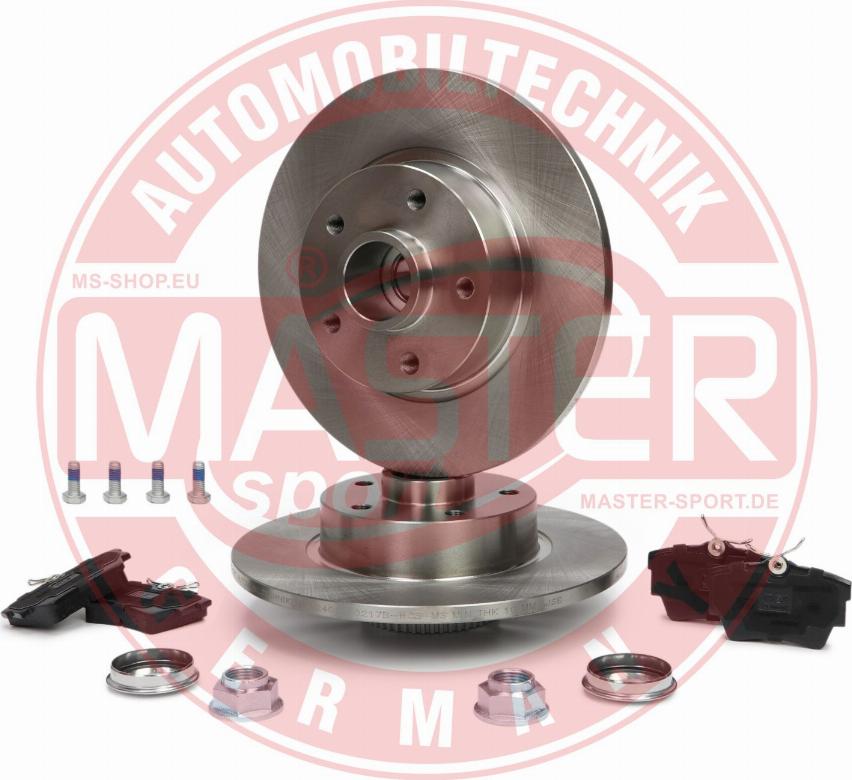 MASTER-SPORT 201202170 - Комплект гальм, дисковий гальмівний механізм autocars.com.ua