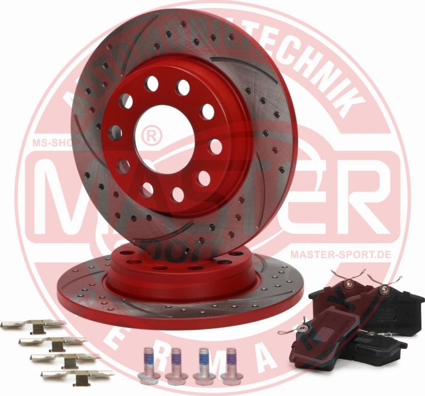 MASTER-SPORT 201221480 - Комплект гальм, дисковий гальмівний механізм autocars.com.ua
