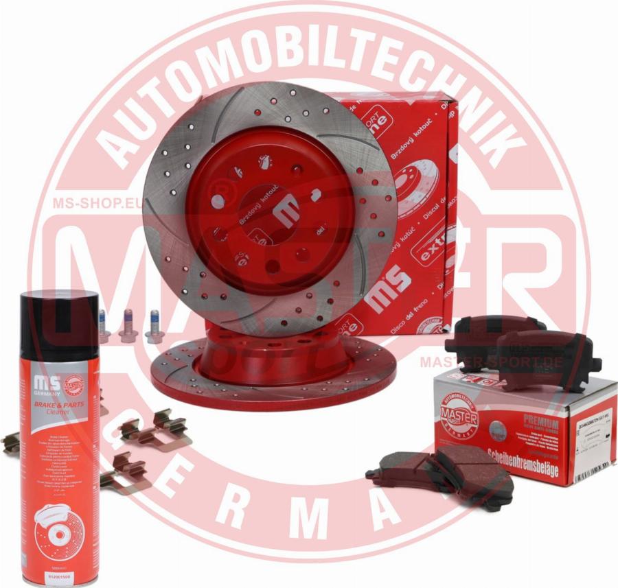 MASTER-SPORT 201221690P - Комплект гальм, дисковий гальмівний механізм autocars.com.ua