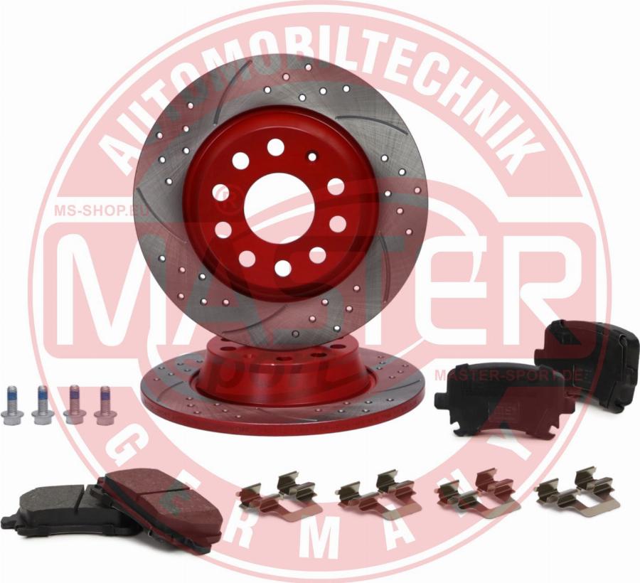 MASTER-SPORT 201221690 - Комплект гальм, дисковий гальмівний механізм autocars.com.ua