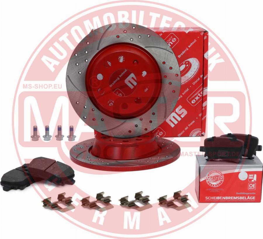MASTER-SPORT 201221691 - Комплект гальм, дисковий гальмівний механізм autocars.com.ua
