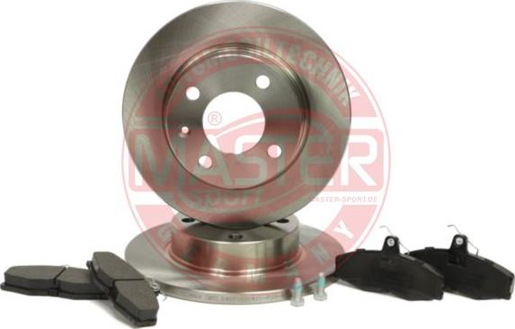 MASTER-SPORT 201301820 - Комплект гальм, дисковий гальмівний механізм autocars.com.ua