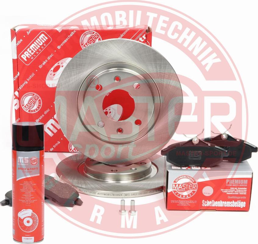 MASTER-SPORT 201301840P - Комплект гальм, дисковий гальмівний механізм autocars.com.ua