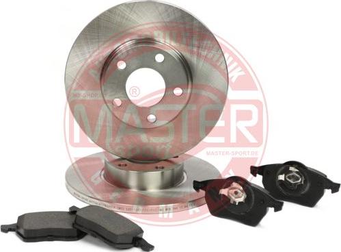 MASTER-SPORT 201501050 - Комплект гальм, дисковий гальмівний механізм autocars.com.ua