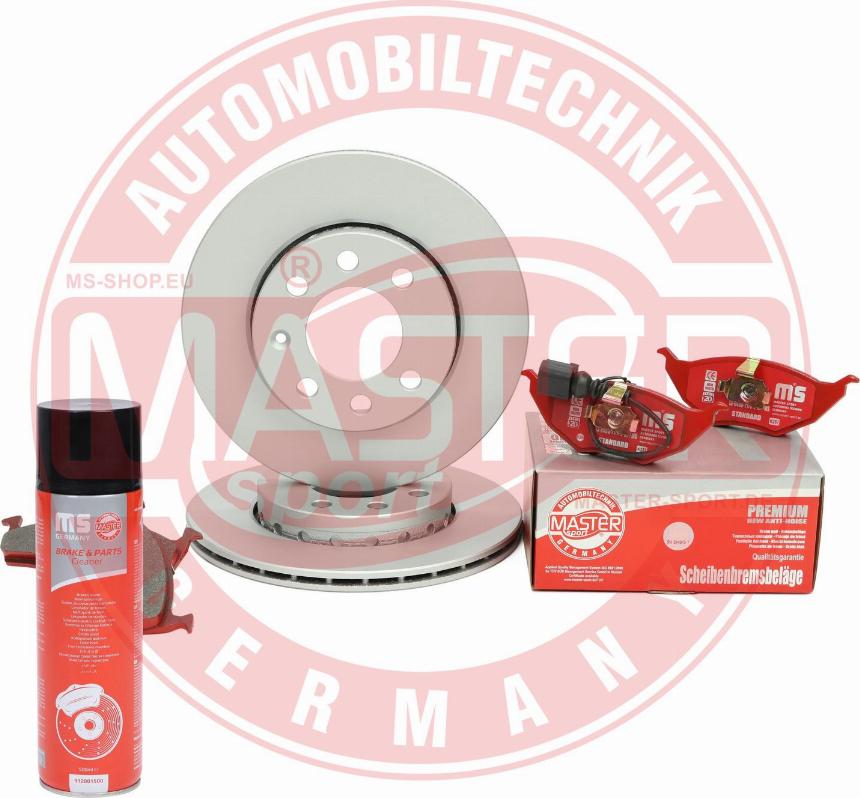 MASTER-SPORT 201501090P - Комплект гальм, дисковий гальмівний механізм autocars.com.ua