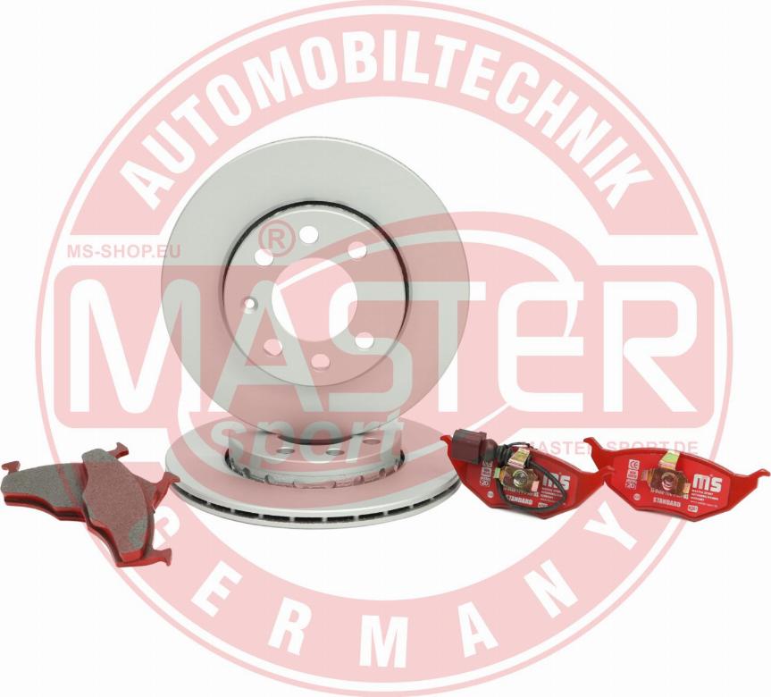 MASTER-SPORT 201501090 - Комплект гальм, дисковий гальмівний механізм autocars.com.ua