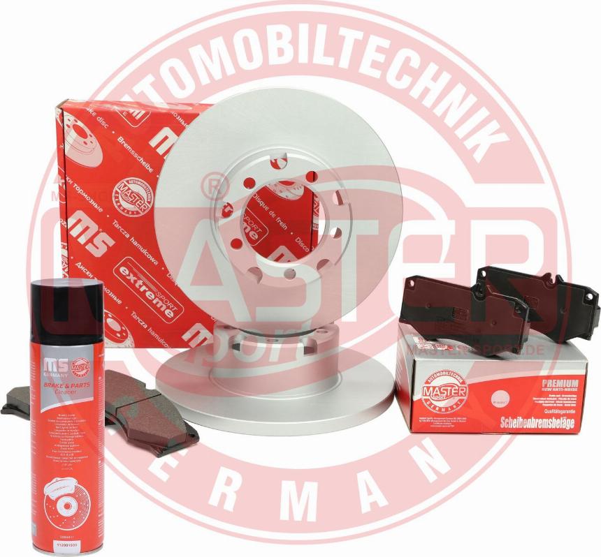 MASTER-SPORT 201601000P - Комплект гальм, дисковий гальмівний механізм autocars.com.ua