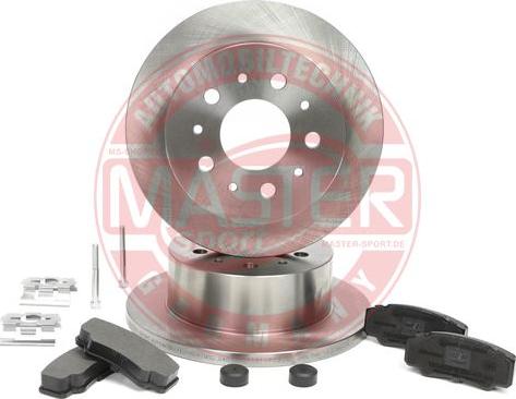 MASTER-SPORT 201601151 - Комплект гальм, дисковий гальмівний механізм autocars.com.ua