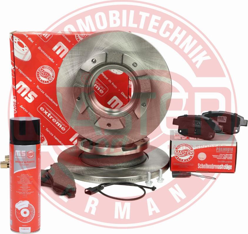 MASTER-SPORT 201602160P - Комплект гальм, дисковий гальмівний механізм autocars.com.ua