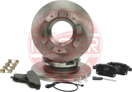 MASTER-SPORT 201602160 - Комплект гальм, дисковий гальмівний механізм autocars.com.ua