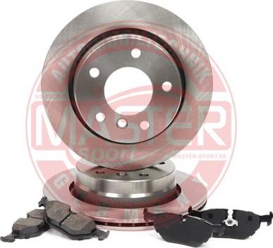 MASTER-SPORT 201901070 - Комплект гальм, дисковий гальмівний механізм autocars.com.ua