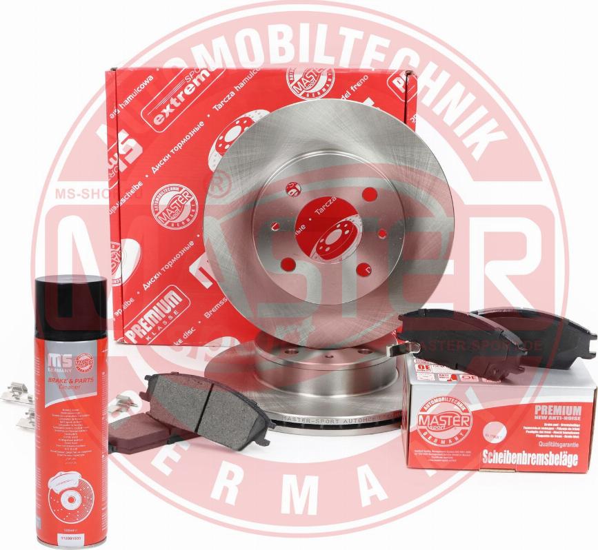 MASTER-SPORT 201901140P - Комплект гальм, дисковий гальмівний механізм autocars.com.ua