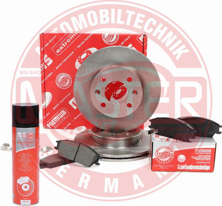 MASTER-SPORT 201901150P - Комплект гальм, дисковий гальмівний механізм autocars.com.ua