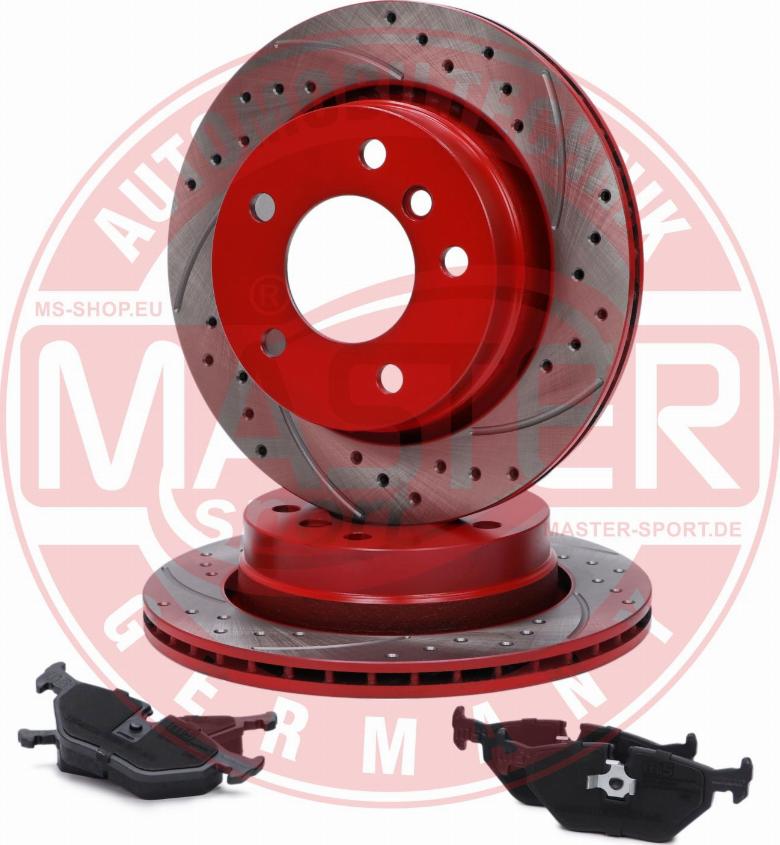 MASTER-SPORT 201921070 - Комплект гальм, дисковий гальмівний механізм autocars.com.ua