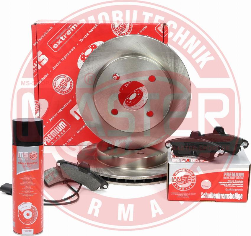 MASTER-SPORT 202001460P - Комплект гальм, дисковий гальмівний механізм autocars.com.ua
