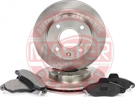MASTER-SPORT 202001472 - Комплект гальм, дисковий гальмівний механізм autocars.com.ua