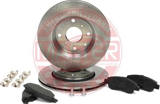 MASTER-SPORT 202001800 - Комплект гальм, дисковий гальмівний механізм autocars.com.ua