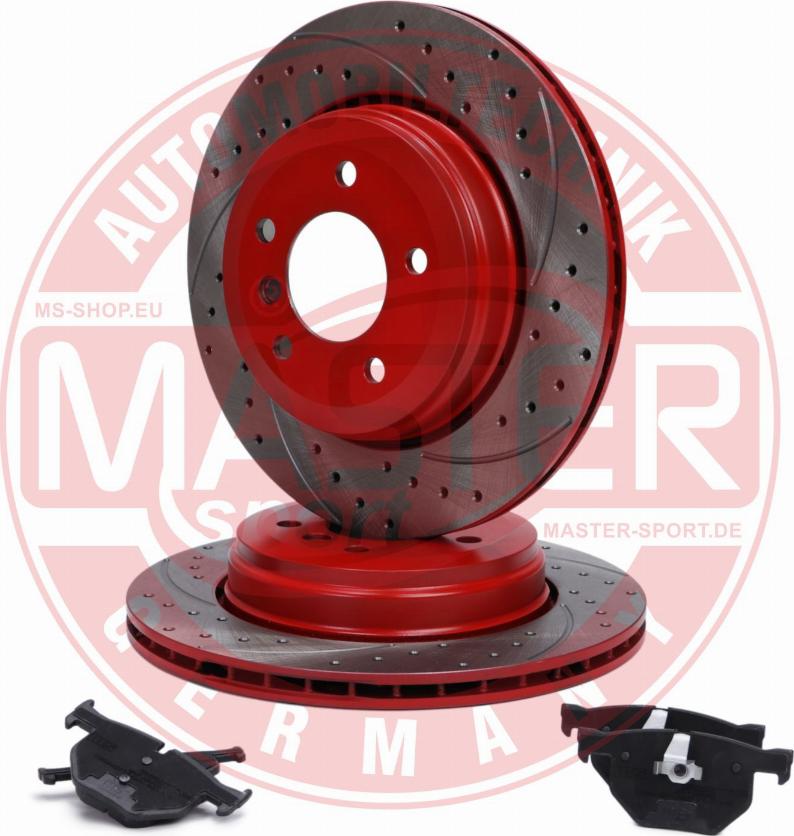 MASTER-SPORT 202021830 - Комплект гальм, дисковий гальмівний механізм autocars.com.ua