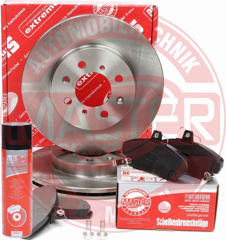 MASTER-SPORT 202101051P - Комплект гальм, дисковий гальмівний механізм autocars.com.ua
