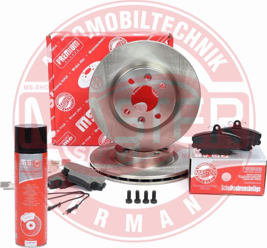 MASTER-SPORT 202101060P - Комплект гальм, дисковий гальмівний механізм autocars.com.ua