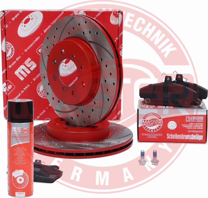 MASTER-SPORT 202121051P - Комплект гальм, дисковий гальмівний механізм autocars.com.ua
