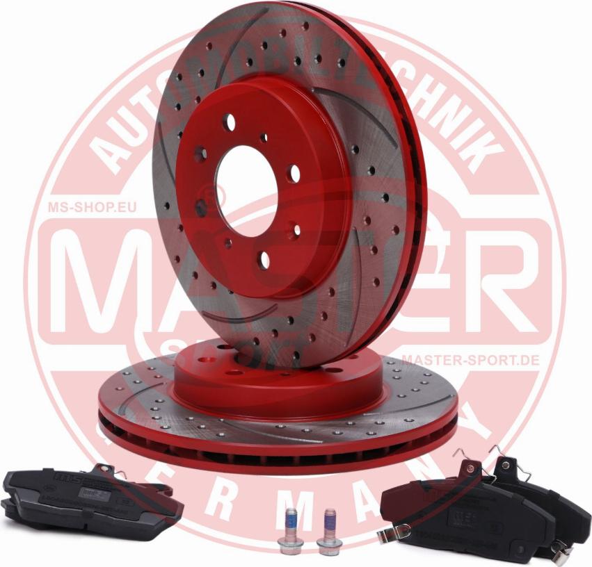 MASTER-SPORT 202121051 - Комплект гальм, дисковий гальмівний механізм autocars.com.ua