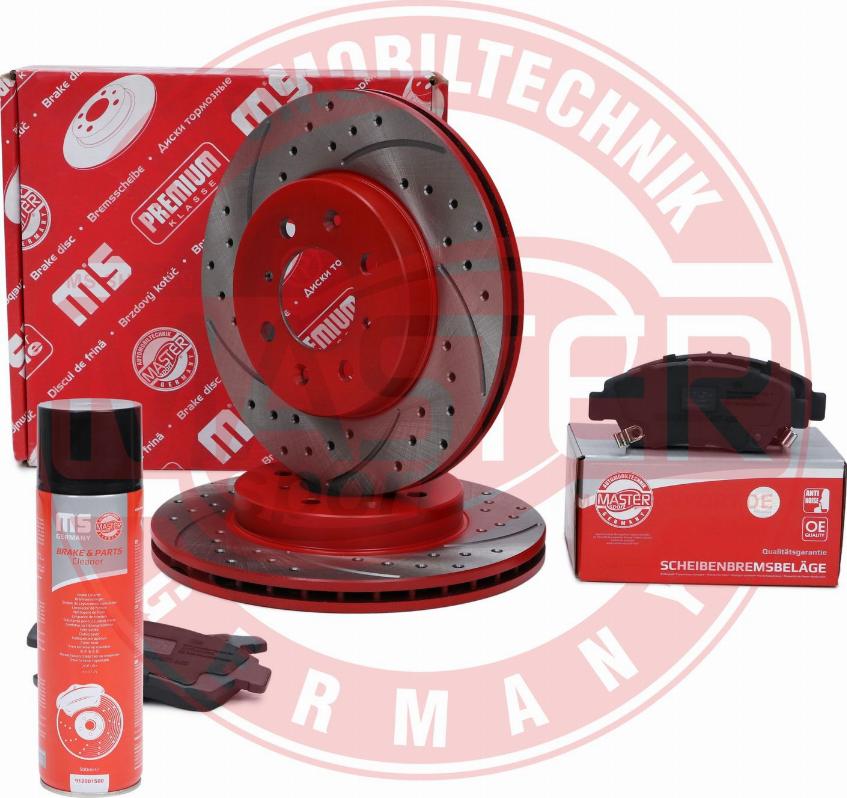 MASTER-SPORT 202121052P - Комплект гальм, дисковий гальмівний механізм autocars.com.ua